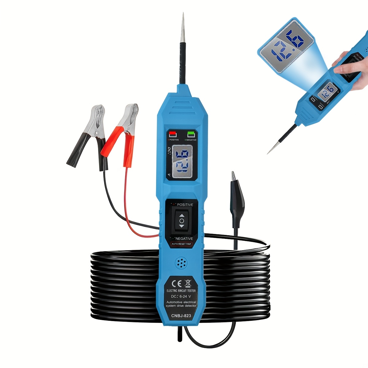 Power Supply Tester - Power Circuit Probe Tester 6V-24V DC