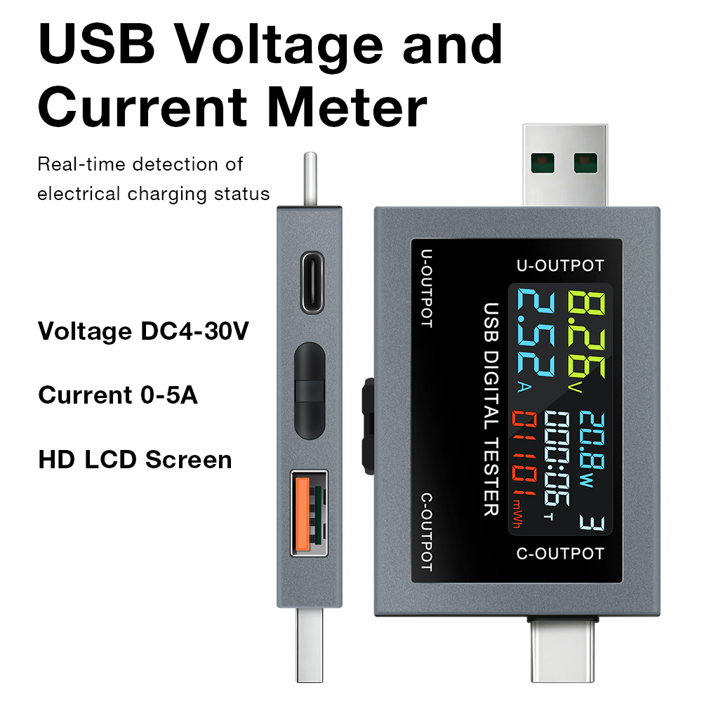 USB Type-C Charging Tester DC  - đánh giá và giá Power Supply Tester