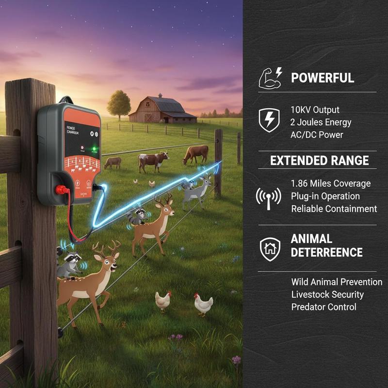 Livestock Energizer 10kV 2J Fo - đánh giá và giá Ac Power Supply